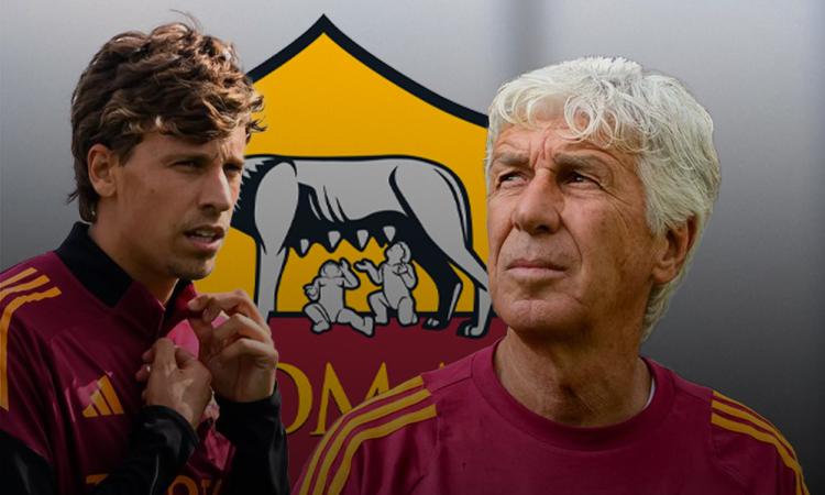 Reale e Gasperini (Foto ©AsRoma)