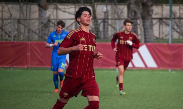 Roma, primo contratto da professionista per Gioele Giammattei