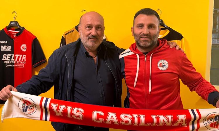 Vis Casilina, panchina a Casarola: "A questo club non potevo dire no"