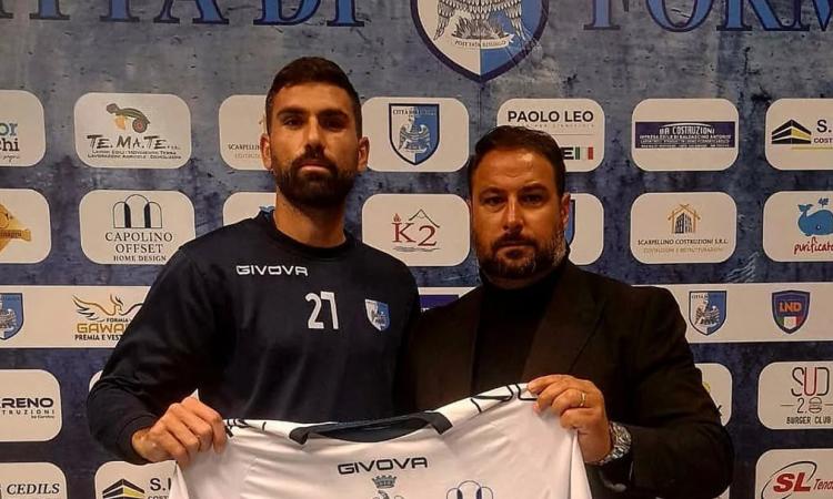 Città di Formia, arriva l'esperto centrocampista Nicolas Pesce 