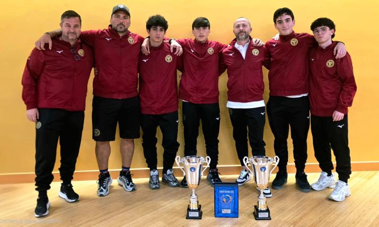 Accademia Calcio Frascati premiata per un “triplete” storico