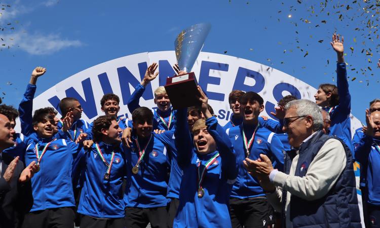 L'Under 15 del Lazio campione d'Italia