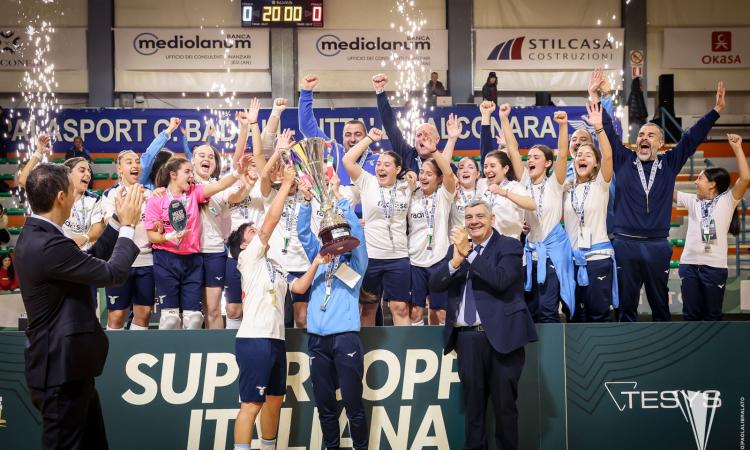 La Lazio vince la Supercoppa (©Libralato)