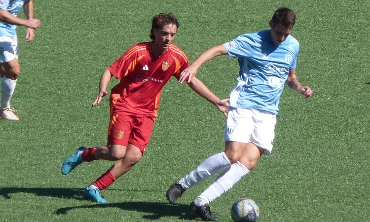 Uno scatto del match d'andata tra Lupa e Cisterna