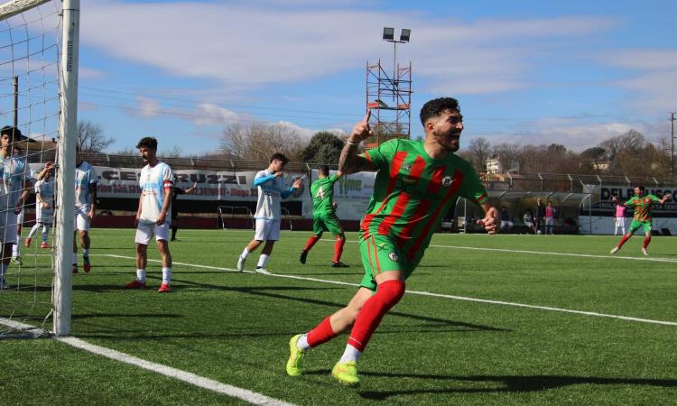 Luca Composto, attaccante della Real Vis Artena