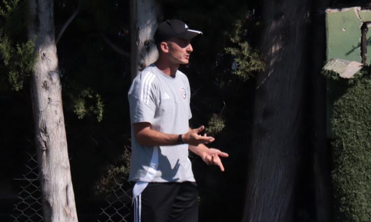 Riccardo Lucidi allenatore dei classe 2012 della Tor Tre Teste (Foto &copy;GazReg)