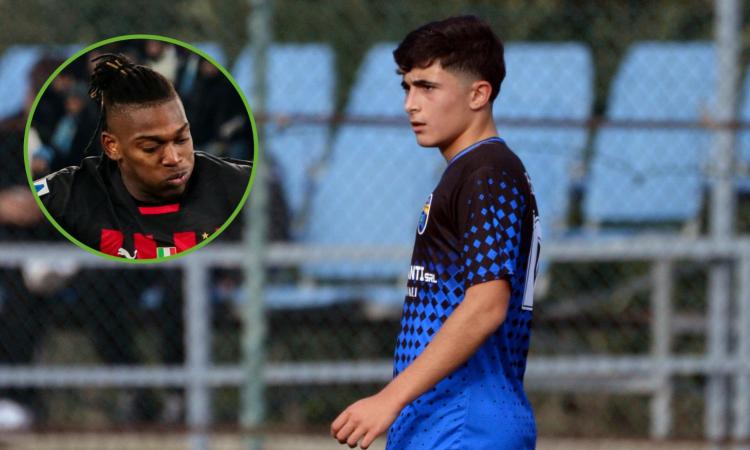 Simone Vannacci come Rafael Leao