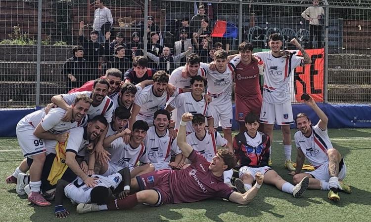 Il Tor Lupara esulta dopo la vittoria sul Cittaducale