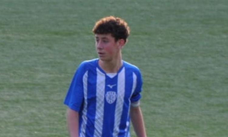 Alessio Spizzichino, capitano dell'Under 16 della Vis Aurelia