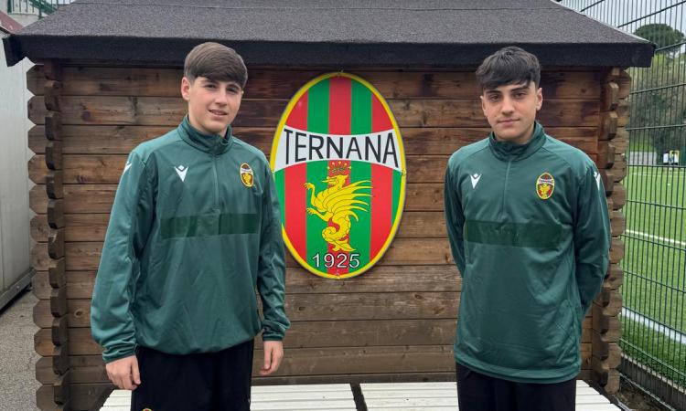 Vito Maccarone e Stefano Maglio, i due giocatori della Dabliu allo stage tecnico con la Ternana (Foto &copy;Dabliu)