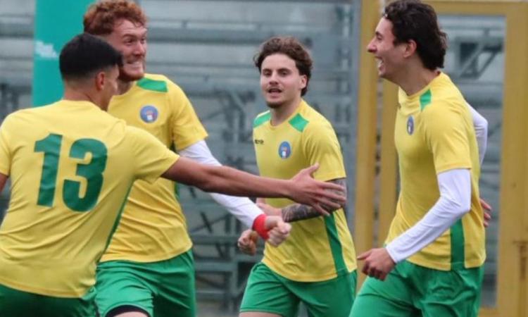 Baldi esulta dopo il raddoppio