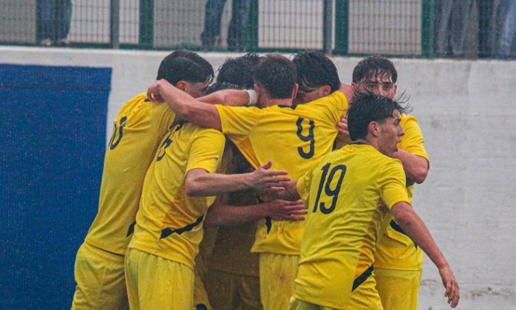 La gioia della Rappresentativa Under 17 per l'esordio vincente