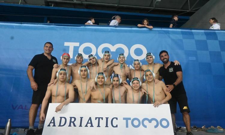 L'U14 dell'Onda Forte sul podio a Dubrovnik