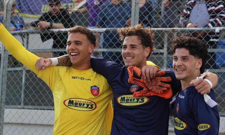 Il Guidonia Montecelio festeggia nel finale &copy;La Torre