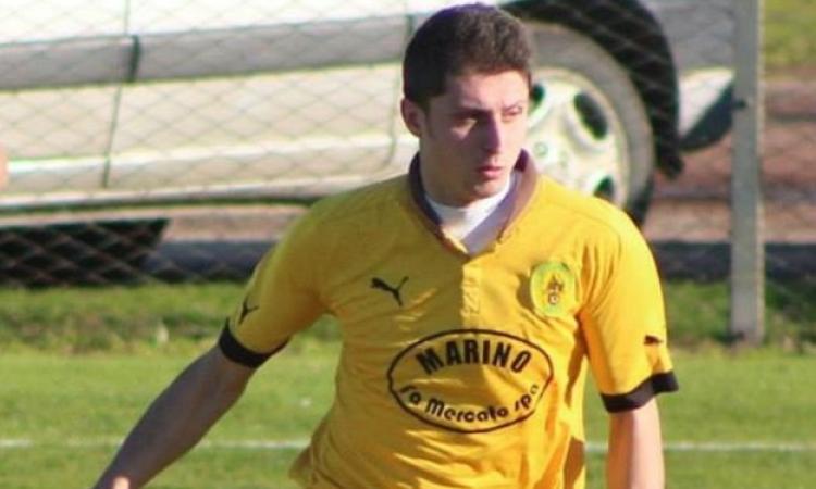 Andrea Vittori con la maglia del Montefiascone (foto Facebook)