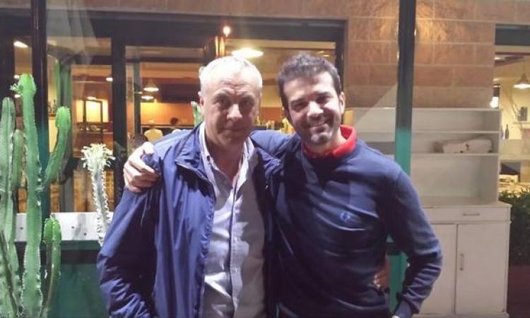 Fabrizio Stazi con Andrea Stramaccioni