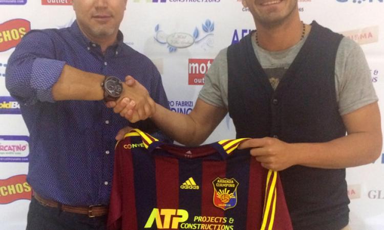Il presidente Massimo Onorati e il capitano Stefano Terlizzi