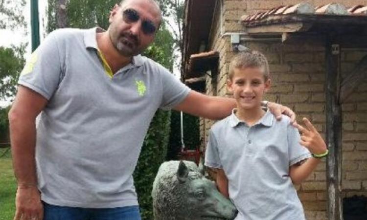 Riccardo Pagano con il dg del Villanova Volpe