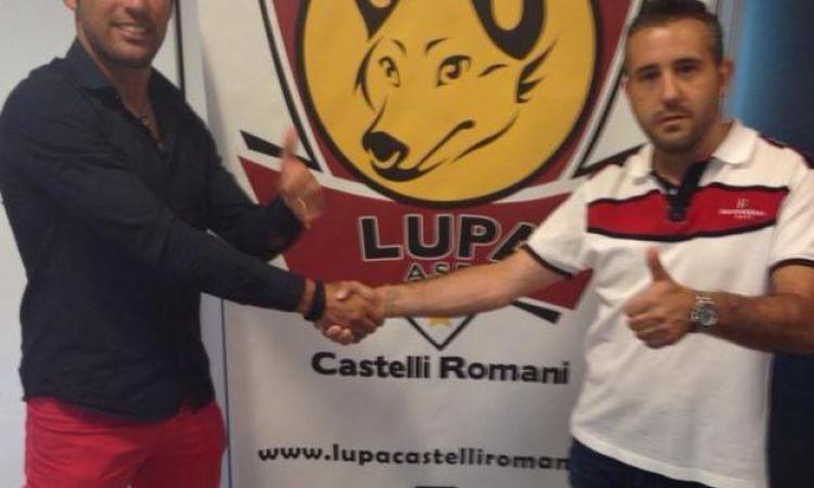 Giuseppe Siclari con il presidente della Lupa Castelli Romani, Alessandro Virzi