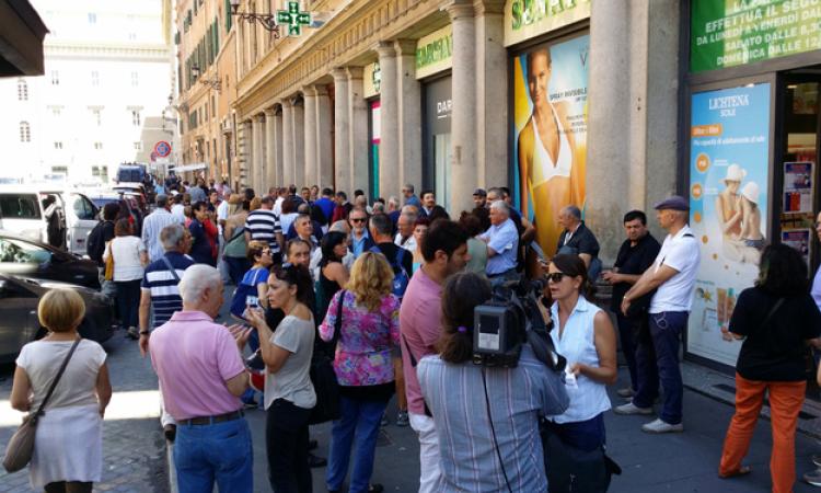 Manifestanti del M5S
