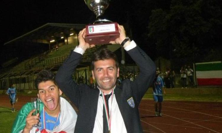 Luigi Marsella ai tempi dello scudetto Allievi Legapro