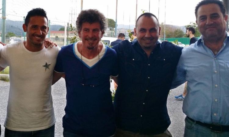 Da sinistra David Di Michele, Mauro Bencivenga, Mauro D'Autilia e Pietro Scrocca