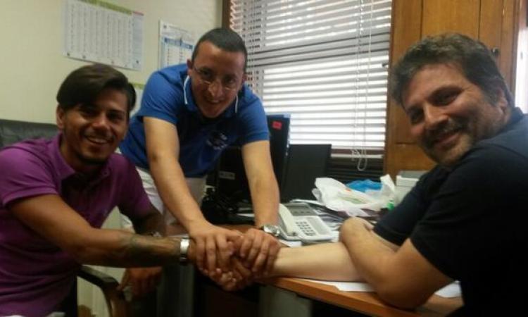 Buscia assieme al ds Lauri e al dg Guidi