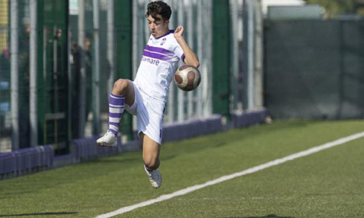 Lorenzo Mambrini con la maglia dell'Ostia Mare