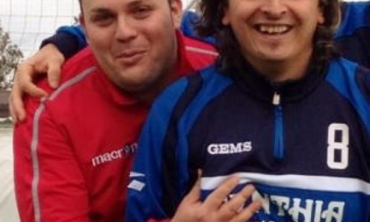 Davide Belardi (a destra) con Fabio Iengo, ds del Sora