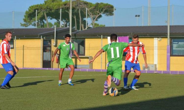 L'Ostia Mare ci prova con D'Antoni e Piro, ma il Città di Fiumicino strappa il pari nell'amichevole estiva