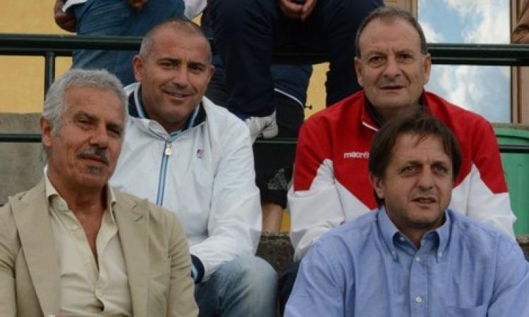 Il presidente Cececotto, Vichi, Drago e Baiocco