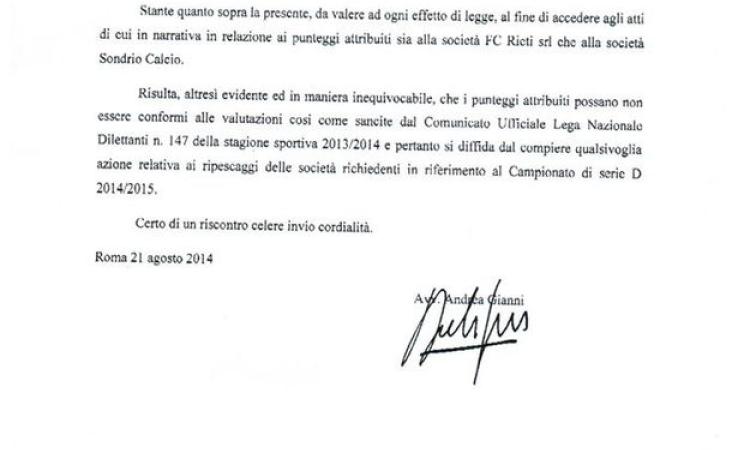 La richiesta di accesso agli atti presentata dall'avvocato Andrea Gianni