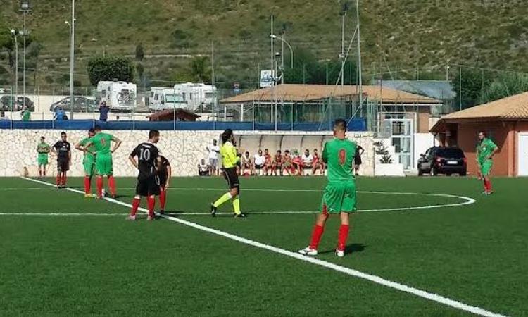 Nel match di Sperlonga, Gaeta e Pro Calcio Lenola mettono a segno due gol per parte