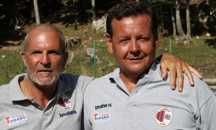 Claudio Solimina e il ds Paolo Nista