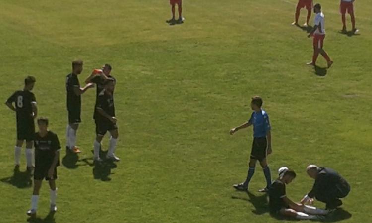 Uno scatto della partita