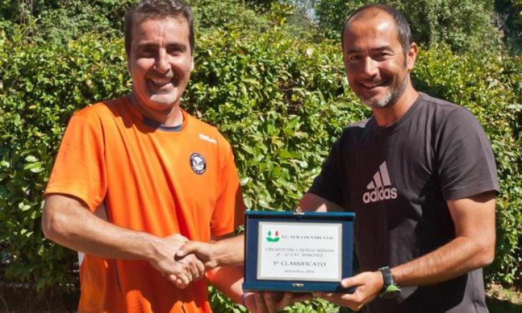 Ciucci premiato dal ds del New Country Marcello Molinari 