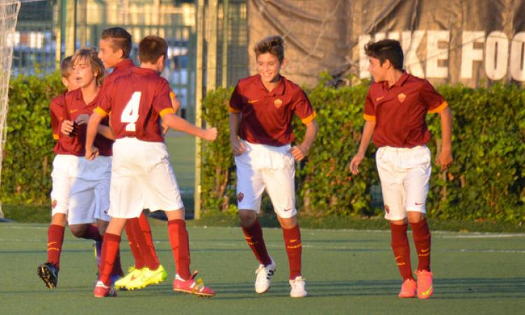 La Roma festeggia ©PhotoSportRoma