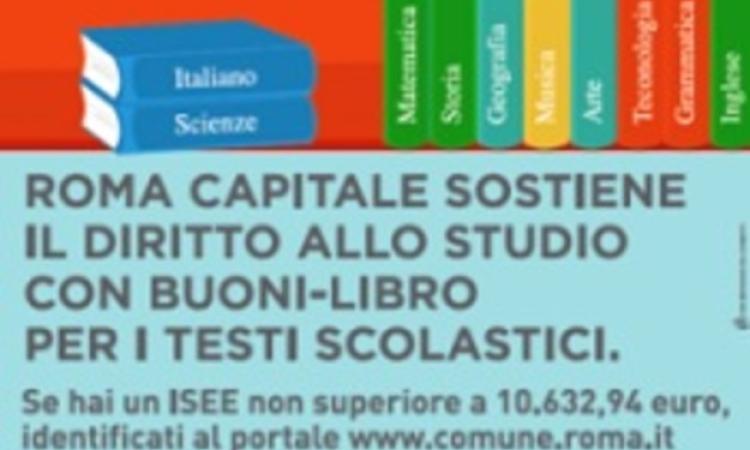 Roma Capitale: diritto allo studio, 5 milioni di euro per i buoni libro