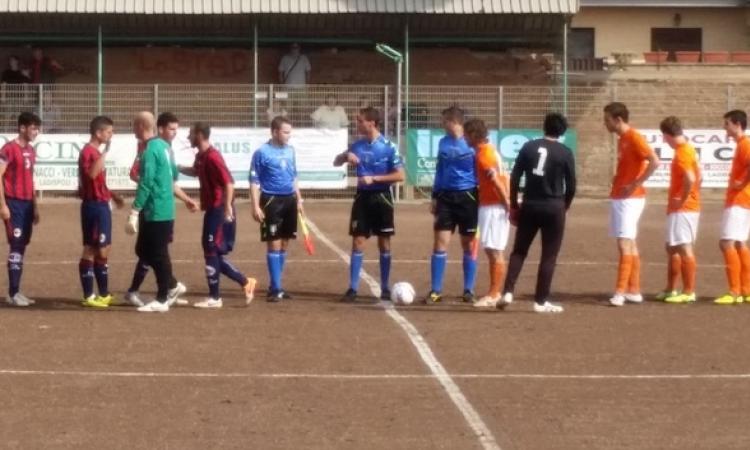 Uno scatto prima dell'avvio del match