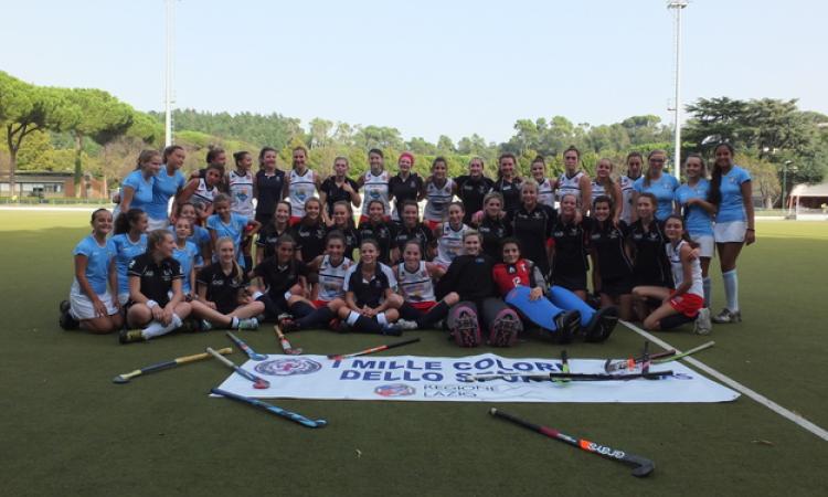 Foto ricordo per ragazze italiane ed inglesi