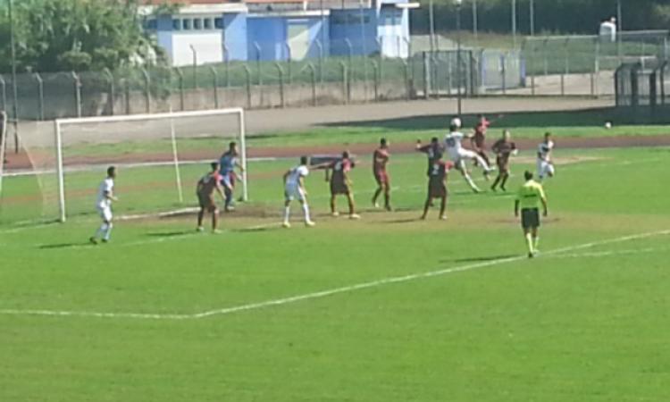 Un momento del match