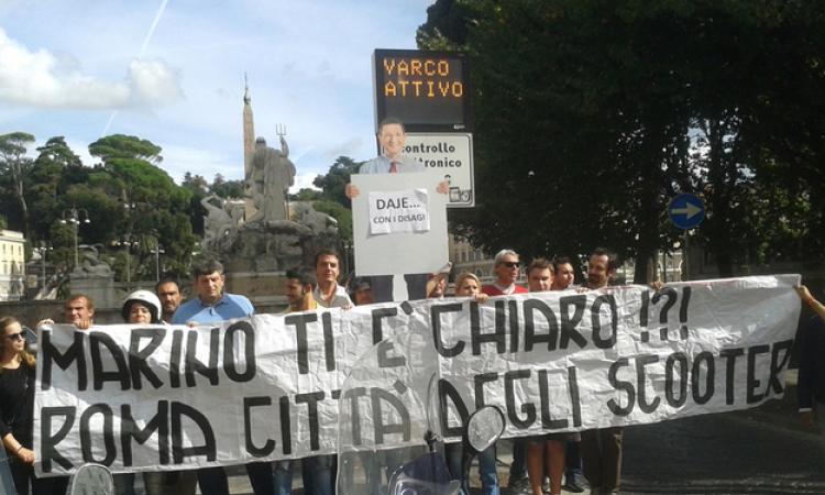 Un'immagine della protesta foto©GazzettaRegionale