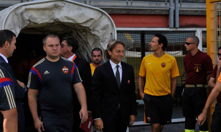 Alberto De Rossi nel giorno dell'esordio contro il CSKA Mosca foto@photosportiva.it