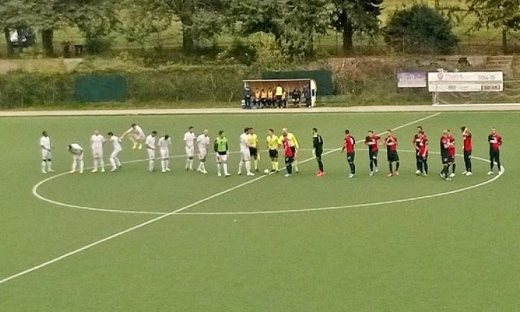 Uno scatto prima dell'inizio del match