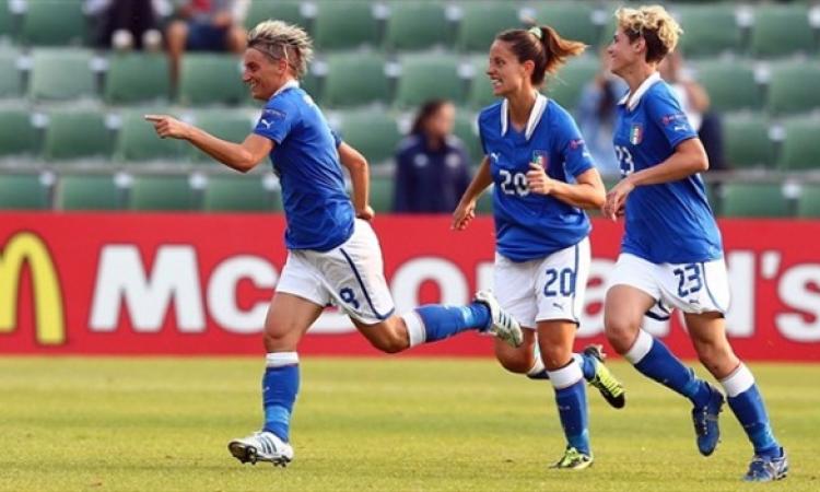 Un'esultanza della Gabbiadini (foto veronacalciofemminile.com)