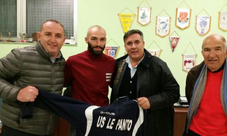 Quadrini tra il ds Rocconi e il presidente Stefano Bianchi ©Lepanto Marino