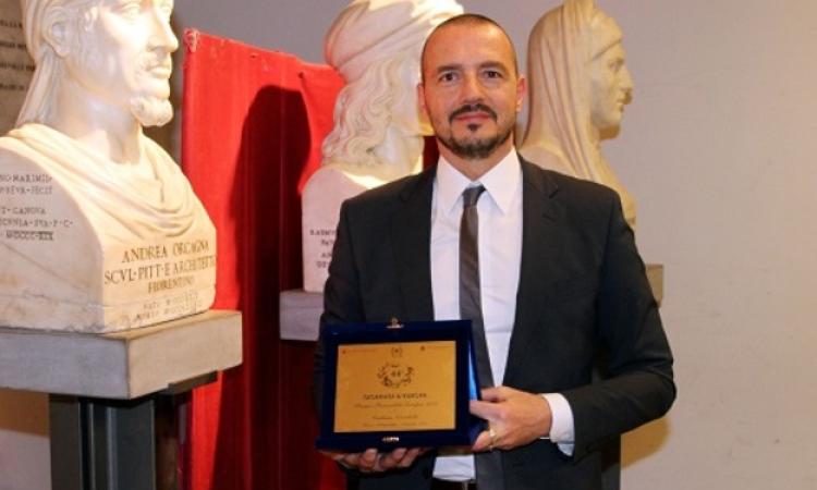 Ciocchetti con la targa premio