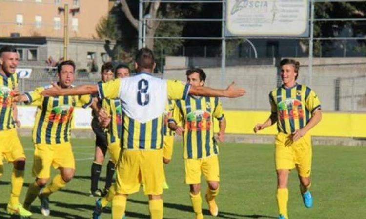 Giannone, autore del primo gol gialloblu