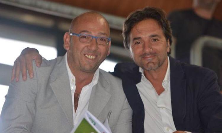 Il presidente Zaina e il dg Mestichella (Foto © Facebook)