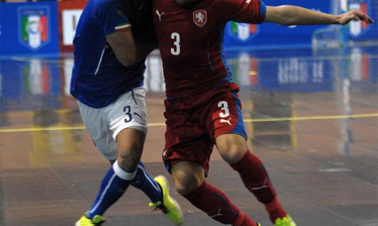 Calderolli in azione (Foto © Cassella/Divisione Calcio a 5)